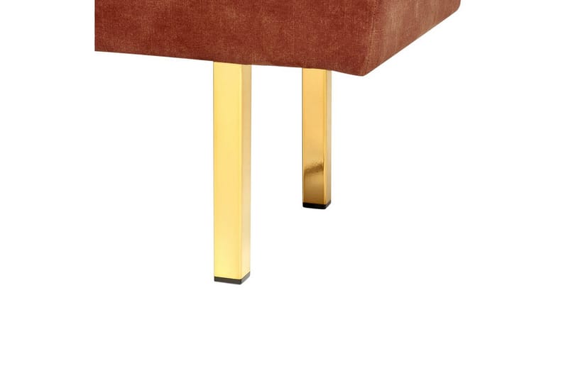 Istuimen penkki Roseville Punainen/kulta - Punainen/kulta - Huonekalut - Tuoli & nojatuoli - Penkki - Eteispenkki