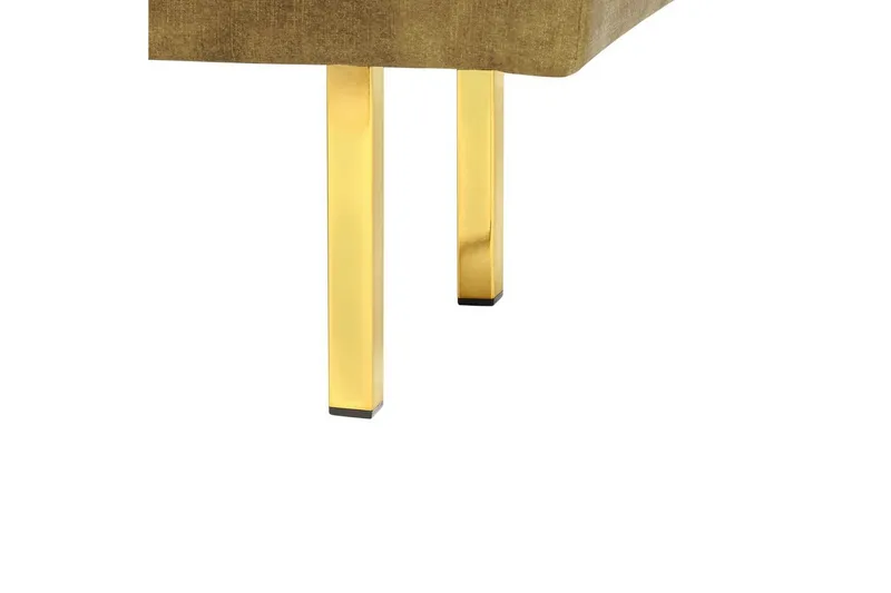 Istuimen penkki Roseville Vihreä/kulta - Vihreä/kulta - Huonekalut - Tuoli & nojatuoli - Penkki - Eteispenkki