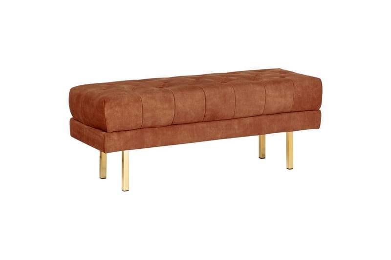 Istuimen penkki Roseville Punainen/kulta - Punainen/kulta - Sisustustuotteet - Kalustevetimet - Huonekaluhelat - Kalustejalat