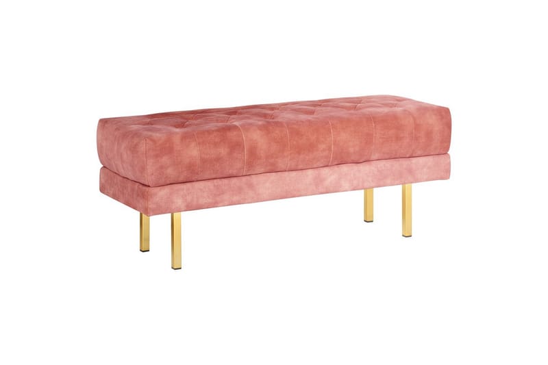 Istuimen penkki Roseville Vaaleanpunainen/Kulta - Vaaleanpunainen/Kulta - Sisustustuotteet - Kalustevetimet - Huonekaluhelat - Kalustejalat