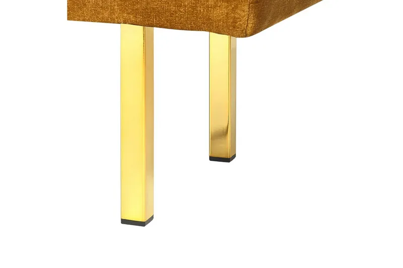 Istuimen penkki Roseville Keltainen/kulta - Keltainen/kulta - Huonekalut - Tuoli & nojatuoli - Penkki - Eteispenkki