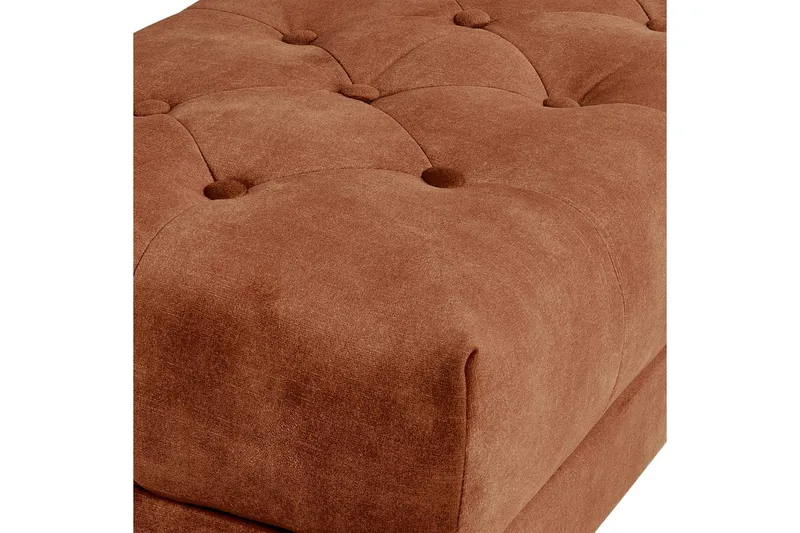 Istuimen penkki Roseville Punainen/kulta - Punainen/kulta - Sisustustuotteet - Kalustevetimet - Huonekaluhelat - Kalustejalat