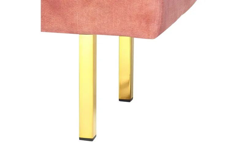 Istuimen penkki Roseville Vaaleanpunainen/Kulta - Vaaleanpunainen/Kulta - Huonekalut - Tuoli & nojatuoli - Penkki - Eteispenkki