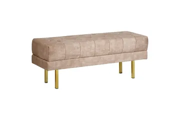 Istuimen penkki Roseville Tummabeige/Kulta