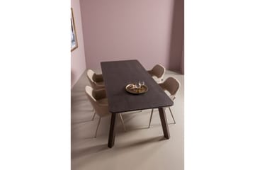 Pöydän jalka Haarlem Setti 2 - Mystic Brown - Sisustustuotteet - Kalustevetimet - Huonekaluhelat - Kalustejalat