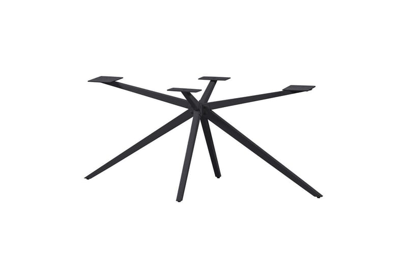 Pöydän jalka Hollanti, Musta, 72x170x80 cm