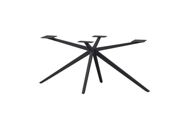 Pöydän jalka Hollanti, Musta, 72x170x80 cm