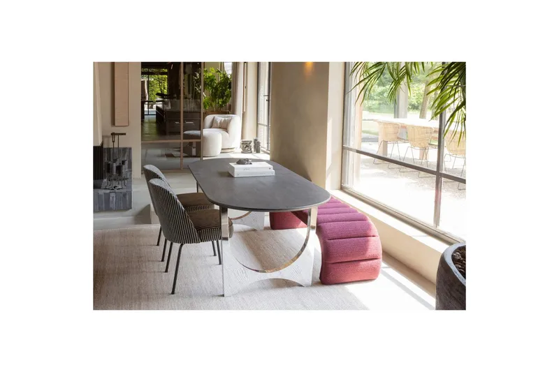 Pöydän jalka Zaandam - Kromi - Sisustustuotteet - Kalustevetimet - Huonekaluhelat - Kalustejalat