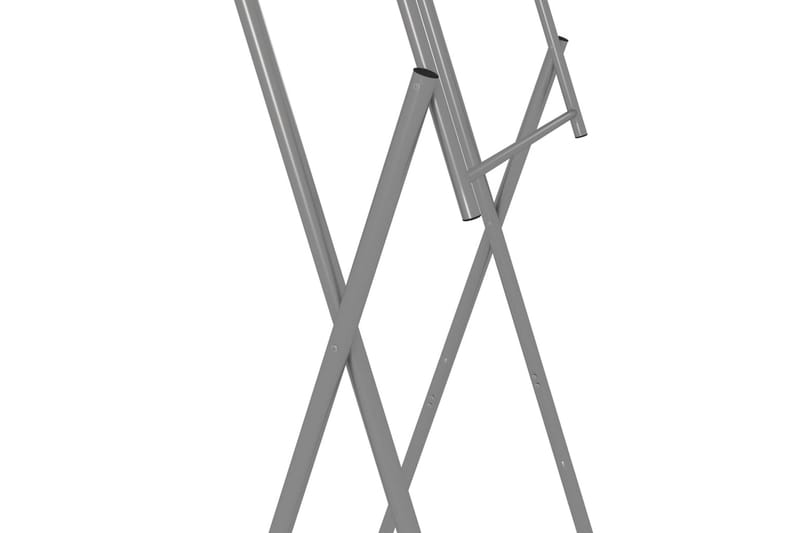 Taitettavat pöydänjalat hopea 45x55x112 cm galvanoitu teräs - Hopea - Sisustustuotteet - Kalustevetimet - Huonekaluhelat - Kalustejalat