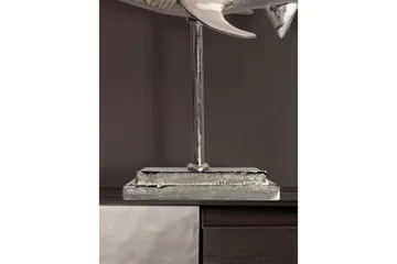 Koriste-esine Wohnling Deco hait 70 cm alumiini, merellinen tyyli Hopea - Hopea - Sisustustuotteet - Sisustusesineet