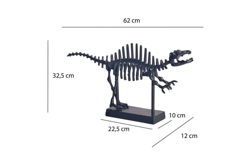 Koriste-esine Wohnling Koristeellinen T-Rex Alumiini Moderni - Sisustustuotteet - Sisustusesineet