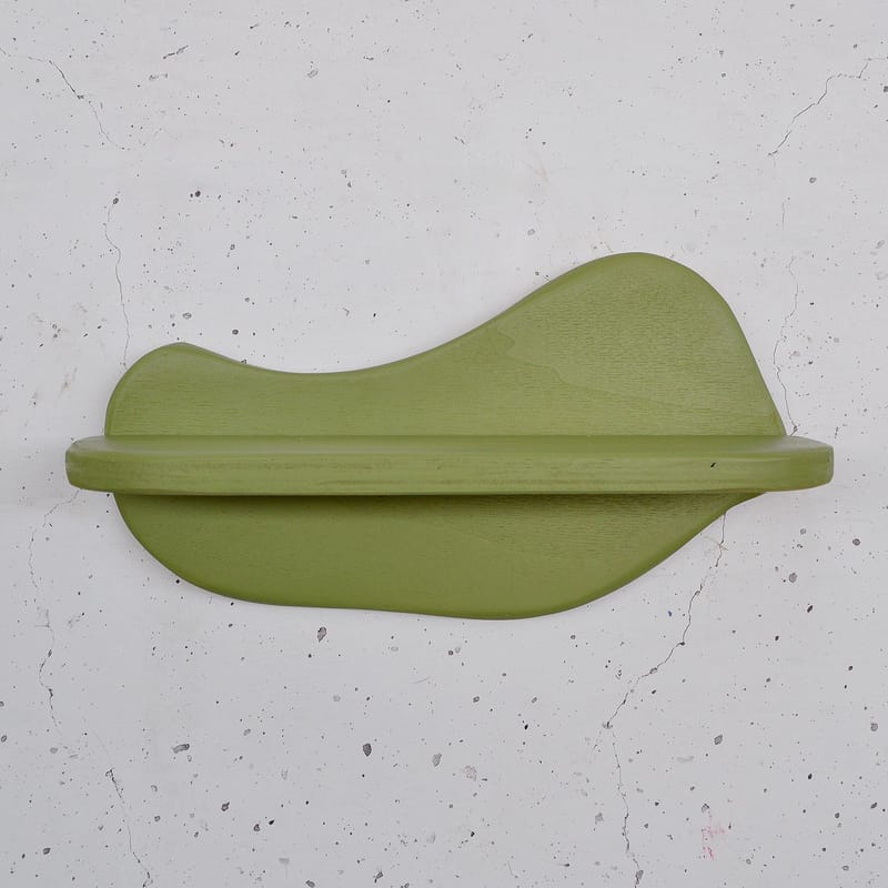 Koristeellinen puinen seinähylly Hanah Home Magna Vaaleanvihreä 35 x 18 x 11 cm - Sisustustuotteet - Sisustusesineet