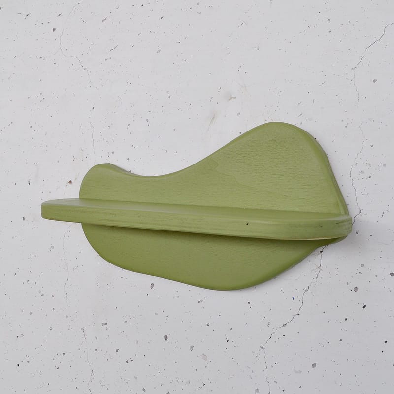 Koristeellinen puinen seinähylly Hanah Home Magna Vaaleanvihreä 35 x 18 x 11 cm - Sisustustuotteet - Sisustusesineet