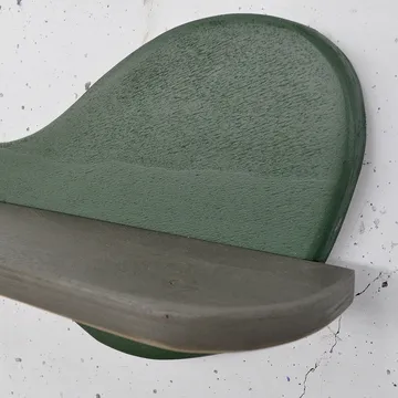 Koristeellinen puinen seinähylly Hanah Home Magna Vihreä / harmaa 35 x 20 x 11 cm - Sisustustuotteet - Sisustusesineet