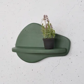 Koristeellinen puinen seinähylly Hanah Home Magna Vihreä 35 x 23 x 11 cm - Talo & remontointi - Keittiö & kylpyhuone - Keittiö & kodinhoitohuone - Keittiön sisustus - Keittiöhylly