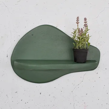 Koristeellinen puinen seinähylly Hanah Home Magna Vihreä 35 x 23 x 11 cm - Talo & remontointi - Keittiö & kylpyhuone - Keittiö & kodinhoitohuone - Keittiön sisustus - Keittiöhylly