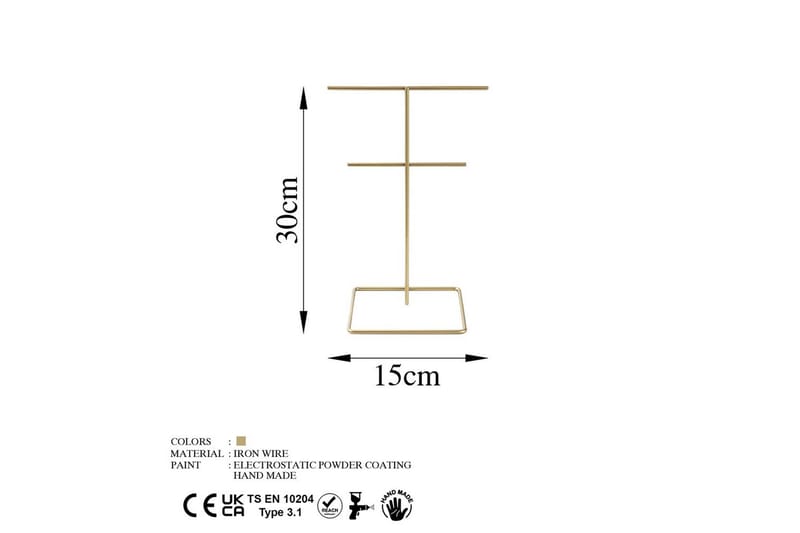 Kovra Figurer - Keltainend - Sisustustuotteet - Sisustusesineet