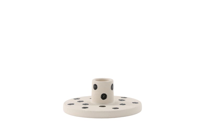 Bette Kynttilänjalka 12x5 cm - Valkoinen - Sisustustuotteet - Kynttilä & tuoksut - Kynttilänjalat & lyhdyt