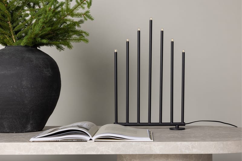 Björnfjället Ljusstake Venture Home Black - Sisustustuotteet - Kynttilä & tuoksut - Kynttilänjalat & lyhdyt