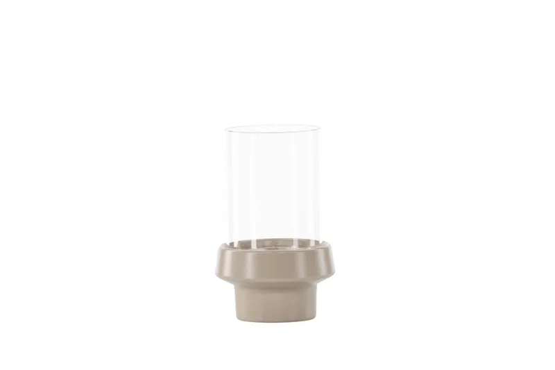 Davida Lyhty 13x20 cm - Beige - Sisustustuotteet - Kynttilä & tuoksut - Kynttilänjalat & lyhdyt