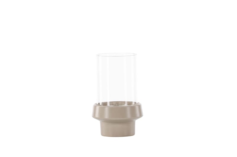 Davida Lyhty 13x20 cm - Beige - Sisustustuotteet - Kynttilä & tuoksut - Kynttilänjalat & lyhdyt