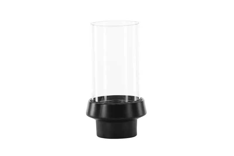 Davida Lyhty 15x29 cm - Musta - Sisustustuotteet - Kynttilä & tuoksut - Kynttilänjalat & lyhdyt