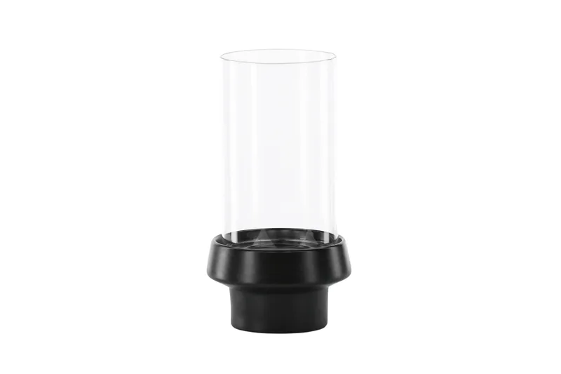 Davida Lyhty 15x29 cm - Musta - Sisustustuotteet - Kynttilä & tuoksut - Kynttilänjalat & lyhdyt