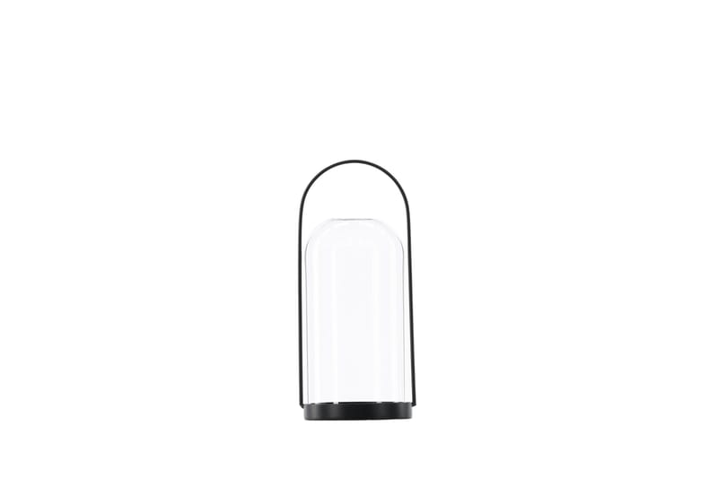 Flora Lyhty 11x25 cm - Musta - Sisustustuotteet - Kynttilä & tuoksut - Kynttilänjalat & lyhdyt