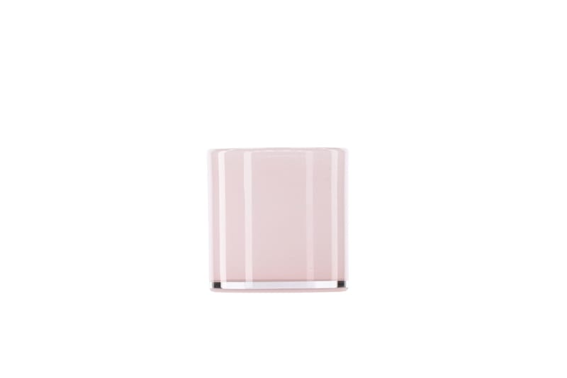 Glora Lyhty 10x10 cm - Vaaleanpunainen - Sisustustuotteet - Kynttilä & tuoksut - Kynttilänjalat & lyhdyt