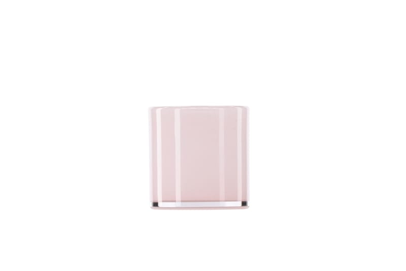 Glora Lyhty 10x10 cm - Vaaleanpunainen - Sisustustuotteet - Kynttilä & tuoksut - Kynttilänjalat & lyhdyt