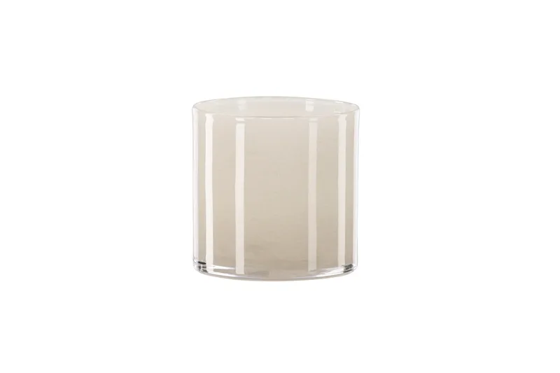 Glora Lyhty 12x12 cm - Beige - Sisustustuotteet - Kynttilä & tuoksut - Kynttilänjalat & lyhdyt