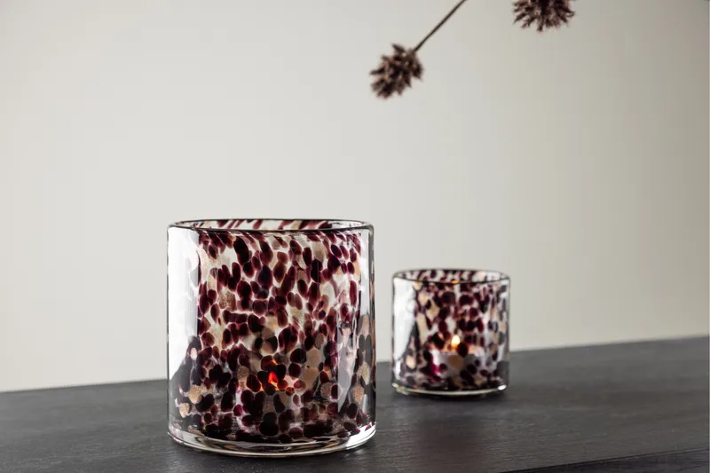 Glora Lyhty 12x12 cm - Musta - Sisustustuotteet - Kynttilä & tuoksut - Kynttilänjalat & lyhdyt