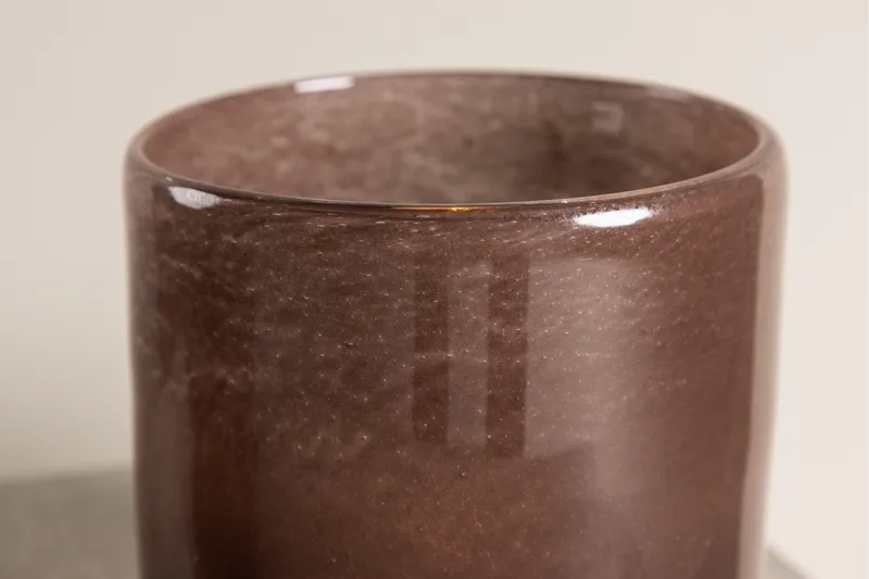 Glora Lyhty 12x12 cm - Ruskea - Sisustustuotteet - Kynttilä & tuoksut - Kynttilänjalat & lyhdyt