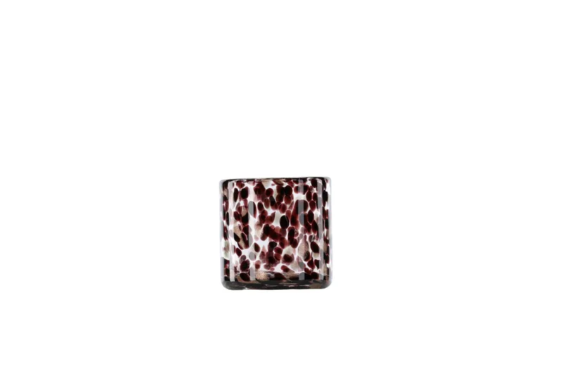 Glora Lyhty 8x8 cm - Musta - Sisustustuotteet - Kynttilä & tuoksut - Kynttilänjalat & lyhdyt