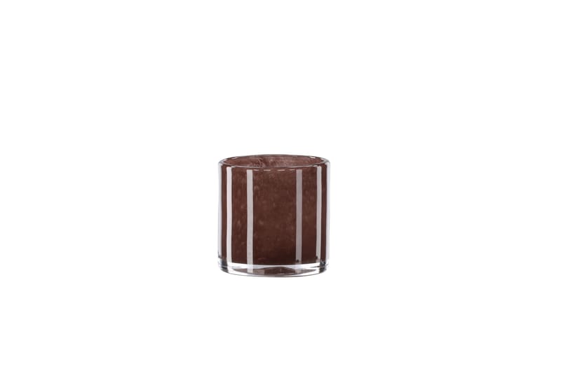 Glora Lyhty 8x8 cm - Ruskea - Sisustustuotteet - Kynttilä & tuoksut - Kynttilänjalat & lyhdyt