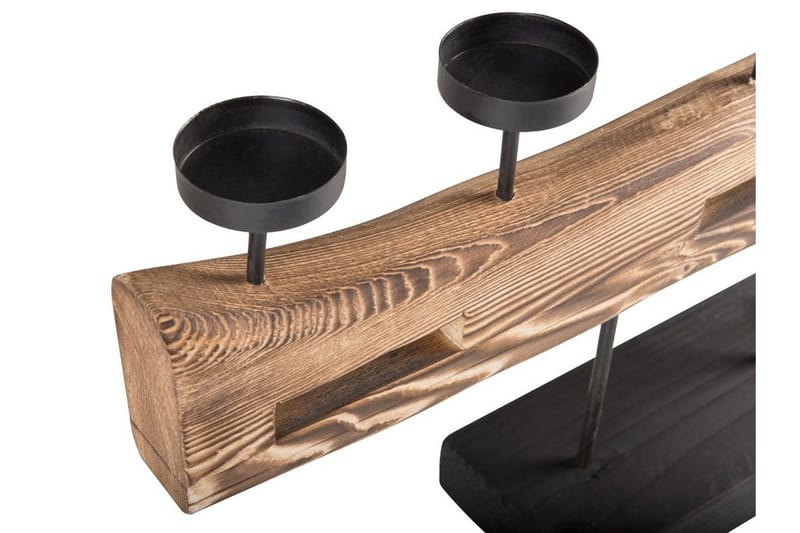 Kynttilänjalka Guatemala 36 cm - Puu/Luonnonväri - Sisustustuotteet - Kynttilä & tuoksut - Kynttilänjalat & lyhdyt