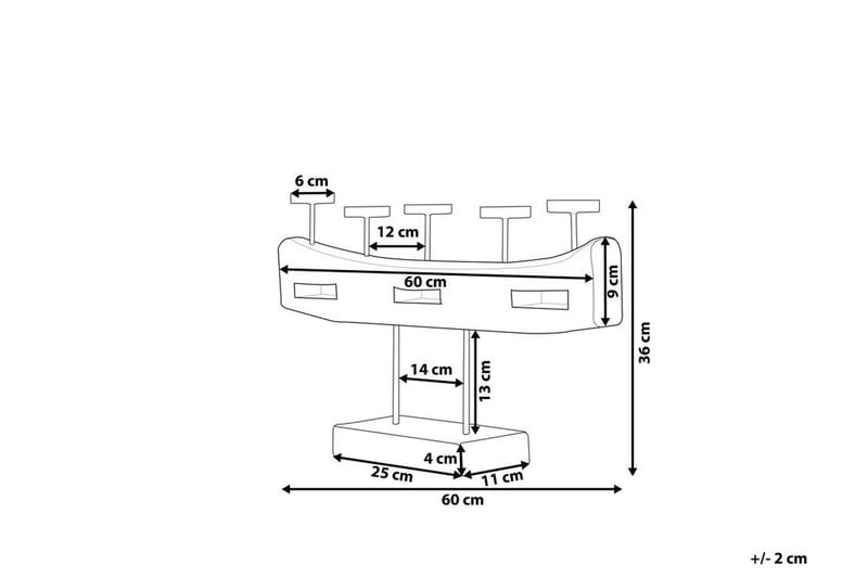 Kynttilänjalka Guatemala 36 cm - Puu/Luonnonväri - Sisustustuotteet - Kynttilä & tuoksut - Kynttilänjalat & lyhdyt