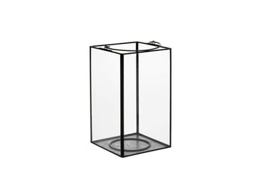Lyhty Deva 16x27 cm Musta - AmandaB - Sisustustuotteet - Kynttilä & tuoksut - Kynttilänjalat & lyhdyt
