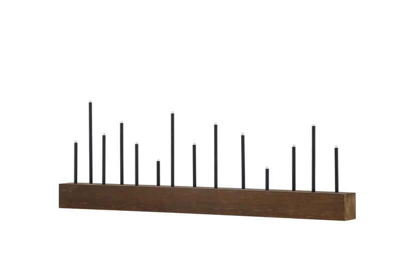 Ljusstake & kandelaber för bord Venture Home Walnut - Sisustustuotteet - Kynttilä & tuoksut - Kynttilänjalat & lyhdyt