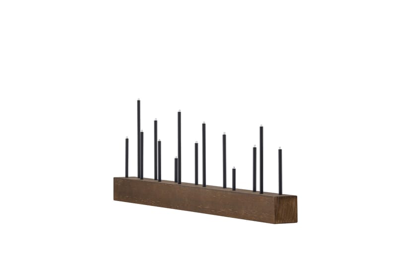Ljusstake & kandelaber för bord Venture Home Walnut - Sisustustuotteet - Kynttilä & tuoksut - Kynttilänjalat & lyhdyt
