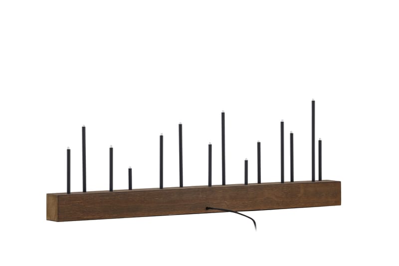 Ljusstake & kandelaber för bord Venture Home Walnut - Sisustustuotteet - Kynttilä & tuoksut - Kynttilänjalat & lyhdyt