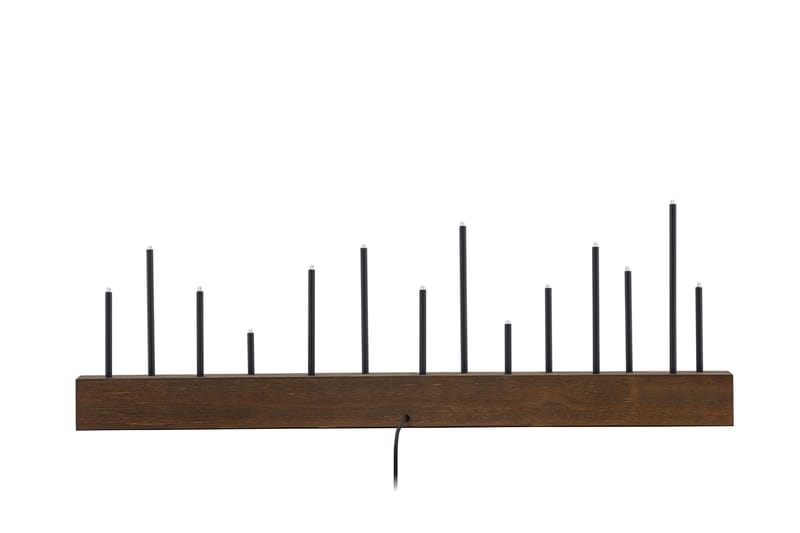 Ljusstake & kandelaber för bord Venture Home Walnut - Sisustustuotteet - Kynttilä & tuoksut - Kynttilänjalat & lyhdyt