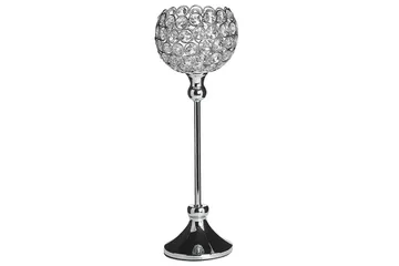 Ljusstake Beliani Esternay Silver - Sisustustuotteet - Kynttilä & tuoksut - Kynttilänjalat & lyhdyt