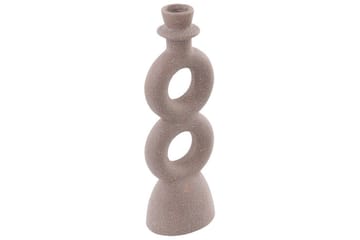 Ljusstake Beliani Naousa Beige - Sisustustuotteet - Kynttilä & tuoksut - Kynttilänjalat & lyhdyt