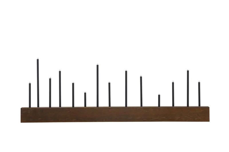 Pöytäkynttilänjalat ja kandelaberit Venture Home Kungsberget-kynttilänjalka Walnut, undefined