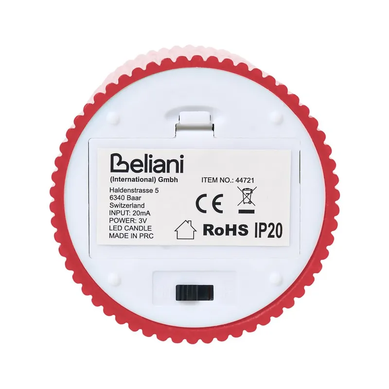 LED-kynttilä Noisette Setti 6 kpl - Punainen - Sisustustuotteet - Joulukoristeet & juhlakoristeet - Joulukoristeet - Joulukynttilä