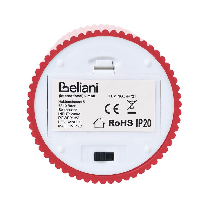 LED-kynttilä Noisette Setti 6 kpl - Punainen - Sisustustuotteet - Joulukoristeet & juhlakoristeet - Joulukoristeet - Joulukynttilä