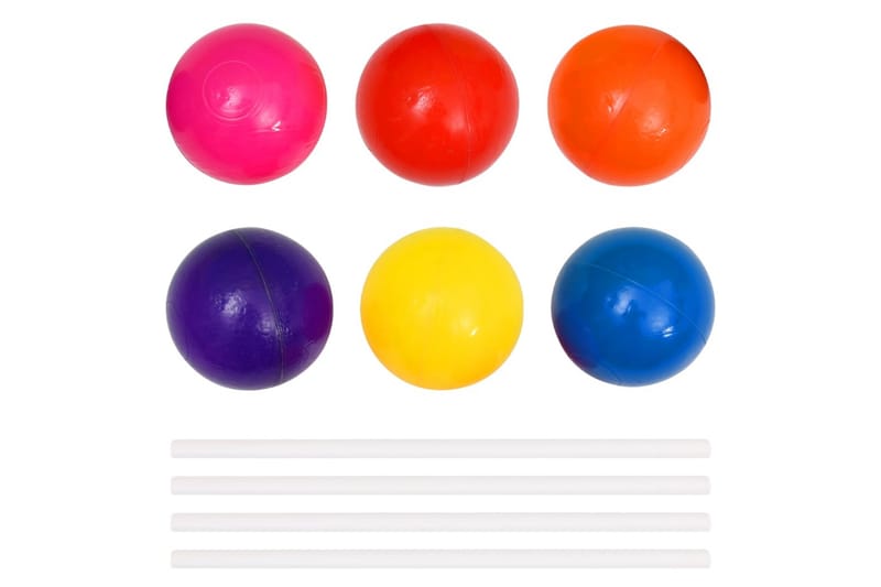 Pallomeri 50 pallolla lapsille 75x75x32 cm - Sisustustuotteet - Lastenhuoneen sisustus - Lasten sisustustuotteet - Pallomeri