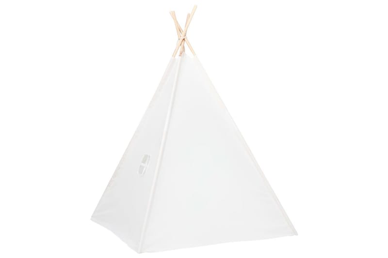 Lasten tiipiiteltta + laukku peachskin 120x120x150cm - Valkoinen - Sisustustuotteet - Lastenhuoneen sisustus - Lastenhuoneen koristeet