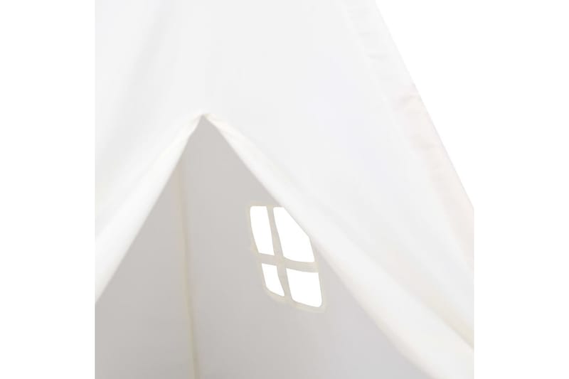Lasten tiipiiteltta + laukku peachskin 120x120x150cm - Valkoinen - Sisustustuotteet - Lastenhuoneen sisustus - Lastenhuoneen koristeet